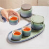 只此青绿旅行茶具套装便携式快客杯泡茶壶一壶三杯 商品缩略图1