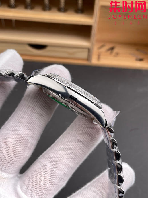 ARF劳力士日志型36mm 贝母钻面 钻圈款 丹东3235机 五珠链 904L钢 男士腕表 小手腕福音 商品图5