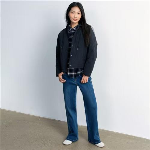 佐丹奴女装25年裥棉保温连帽可拆两穿外套05375637 商品图2