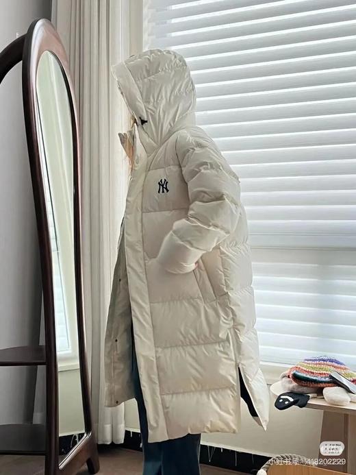 MLB冬季新款长款鹅绒情侣连帽羽绒服 商品图5