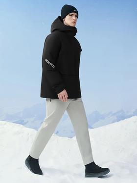 迪桑特情侣款户外连帽羽绒服