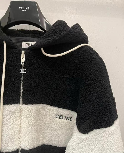 中性款毛绒连帽外套he008 商品图2