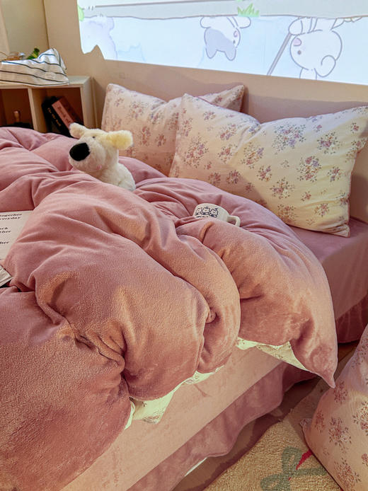 小布袋棉加绒套件小布袋四件套 商品图9