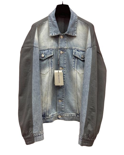 中性款拼接牛仔外套 可配套装la004 商品图0