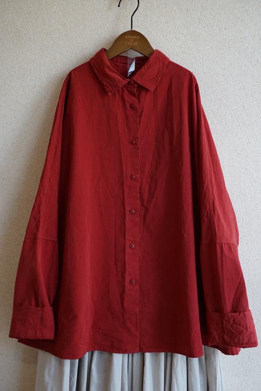 Casey Casey纸棉番茄红衬衣 商品图12