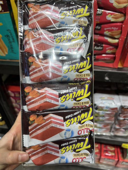 阿波罗双层夹心蛋糕牛奶可可味432g 商品图1