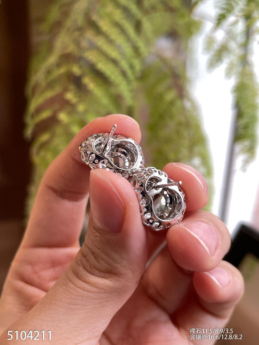 5104211，葫芦耳钉。具体价格微信咨询 商品图5