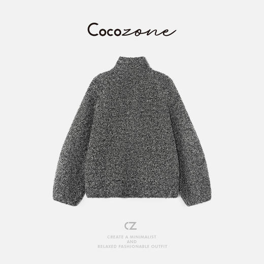 COCO ZONE 刘 一一“暖阳毛衣”100绵羊毛单排扣羊毛衫 CD2A2963 商品图1