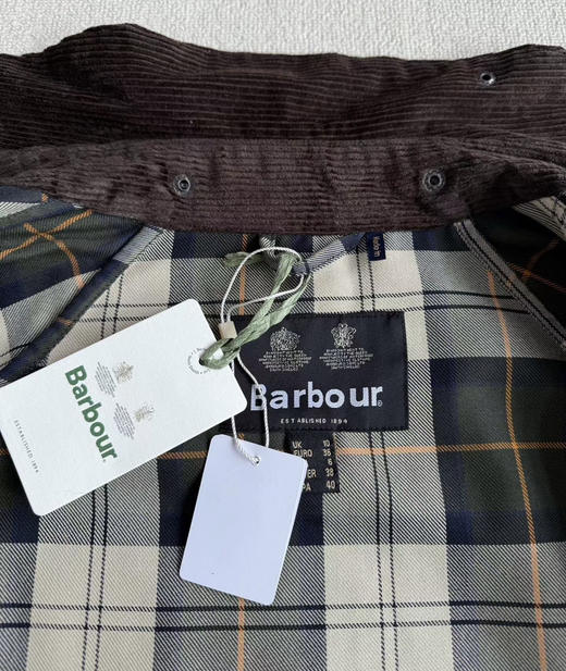 Barbuour 日版油蜡防雨夹克式风衣。自己备注号码 商品图5