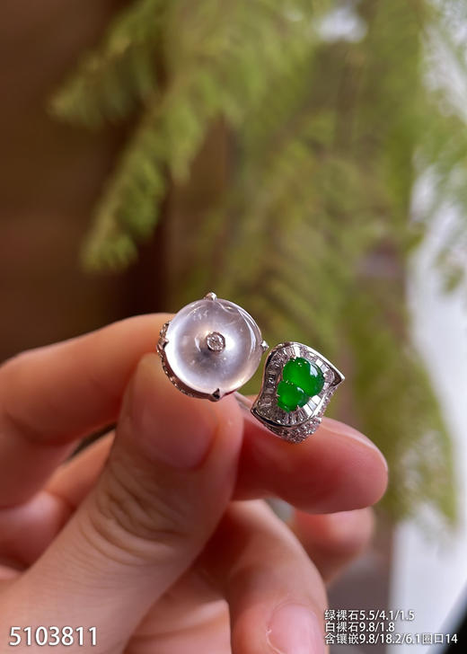 5103811，平安扣戒指。具体价格微信咨询 商品图2