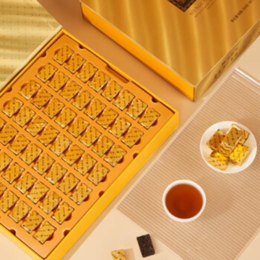 华祥苑 普洱熟茶 小金砖 3年陈普洱茶 茶叶 礼盒 300g 商品图2