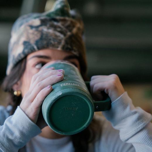 驼峰 抿嘴式 防漏双层不锈钢马克杯(CamelBak Thrive Mug)25年新款 商品图2