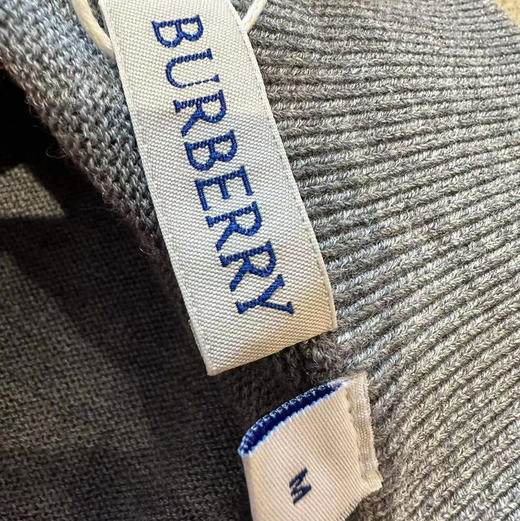 是bbr的半拉链针织毛衣！ 灰色 蓝色 黑色 商品图10