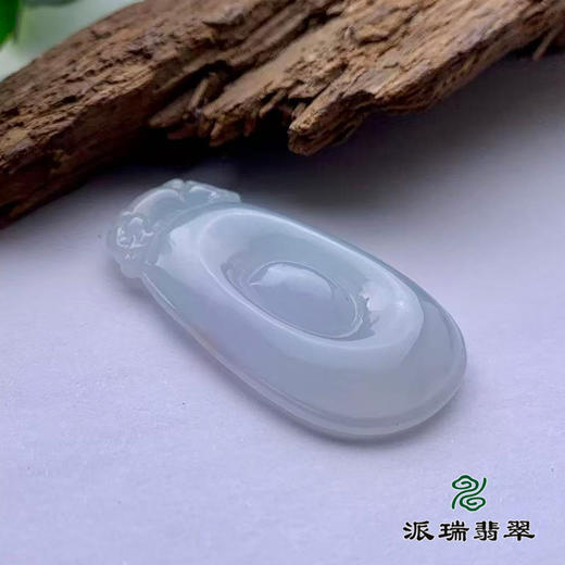 派瑞翡翠 翡翠挂件 糯冰 无色 商品图3