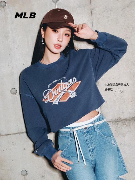 高颜值复古卫衣，内里加厚加绒。胶片感胸口印花圆领外套C111668 商品图6