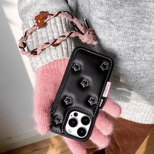 4楼Eubelle欧蓓 Puui原创适用苹果秋冬简约手机壳皮质 甜酷ins 活动价：59-89元 商品图0