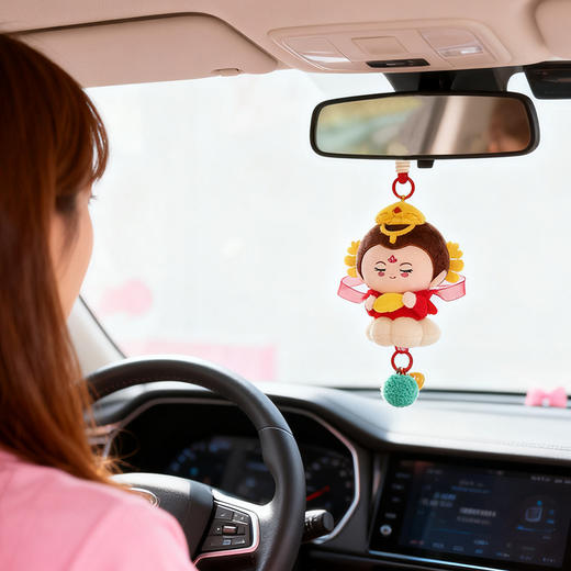 泰山文创碧霞元君公仔泰山老奶奶可爱毛绒玩具伴手礼 商品图4