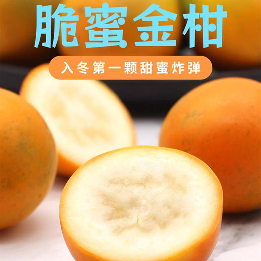 【广西脆蜜金桔】肉质嫩滑、蜜甜怡人，糖心果肉、肉色嫩黄、皮薄肉厚多汁 商品图0
