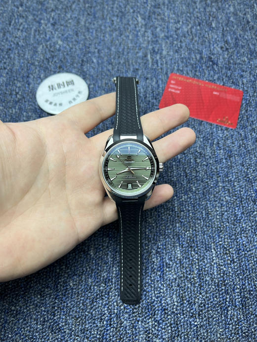 欧米茄VS海马150米系列 柚木绿 6点位日历 Aqua Terra 150米腕表 8900一体机 男士腕表 表径41mm 商品图0