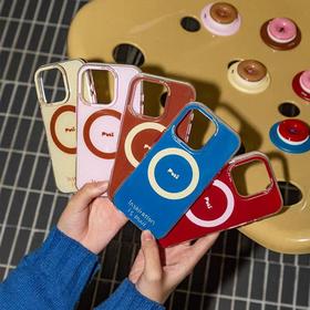 4楼Eubelle欧蓓 Puui原创包豪斯苹果纯色简约全包保护壳 磁吸手机壳 活动价：69元