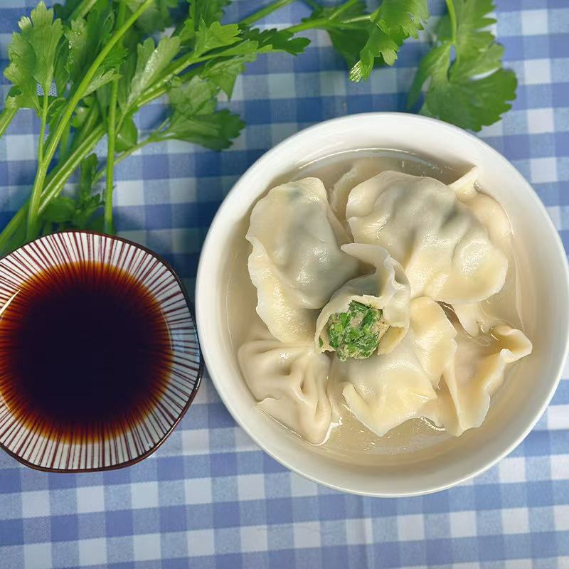 【任选5盒135】【3盒包邮】【预售3-7天 现包现发生态手工水饺】【4份送发酵酸豆角】面皮顺滑劲道，无添加自然调味，匠心手工包制，只为安全好吃和营养，20克x15个/盒饺子