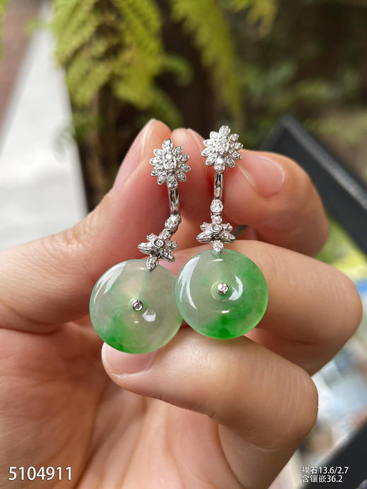 5104911，平安扣耳坠。具体价格微信咨询 商品图3