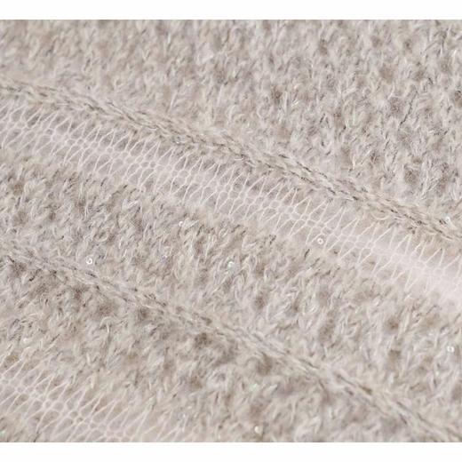 N°28 秋冬毛针织衫秋季显瘦设计师时尚气质轻奢打底针织衫 895381M060 商品图3