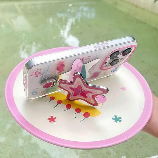 4楼Eubelle欧蓓 【周雨彤同款】Puui原创星星哒苹果保护壳 镜面带支架创意全包手机壳 活动价：79-98元 商品图3