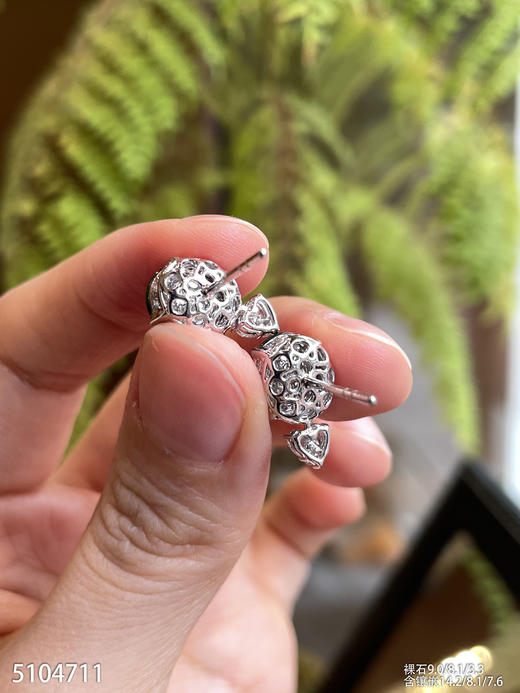 5104711，蛋面耳钉。具体价格微信咨询 商品图5