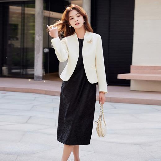 CME8118婵米儿法式小西装小香风外套2025秋季新款旗袍搭配显瘦上衣女 商品图2