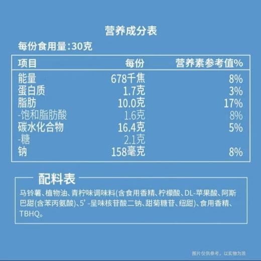 乐事薯片青柠味罐装104g/罐 商品图1