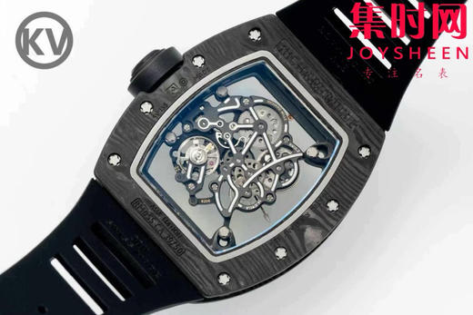 王者归来！KV理查德米勒RM55 RM055碳纤维系列 镂空男士腕表 商品图5