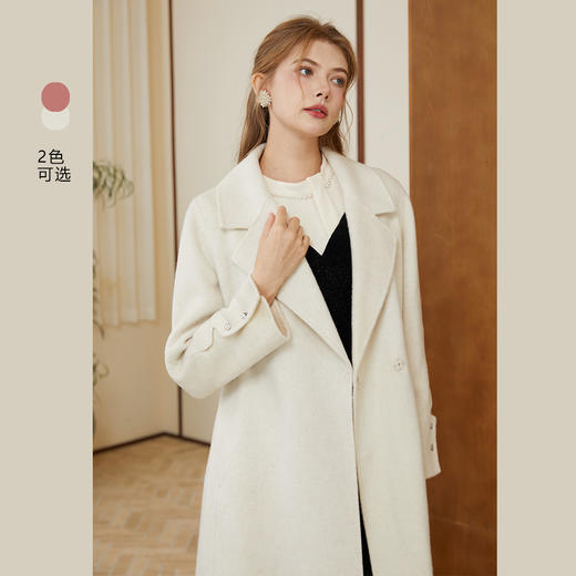 司歌外套中长款收腰保暖大衣Q92G190 商品图2