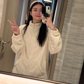 【升级款拉链开衫睡衣家居服套装】可外穿女加厚保暖舒适休闲两件套装