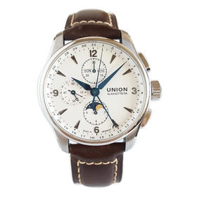 【95新】UNION 宇联	
D002.425.16.037.00自动机械机芯日期、星期、月份显示；月相；计时BELISAR系列43MM（男款）精钢191025NJS20