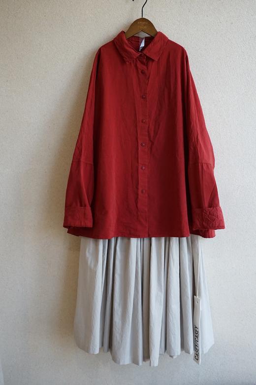 Casey Casey纸棉番茄红衬衣 商品图14