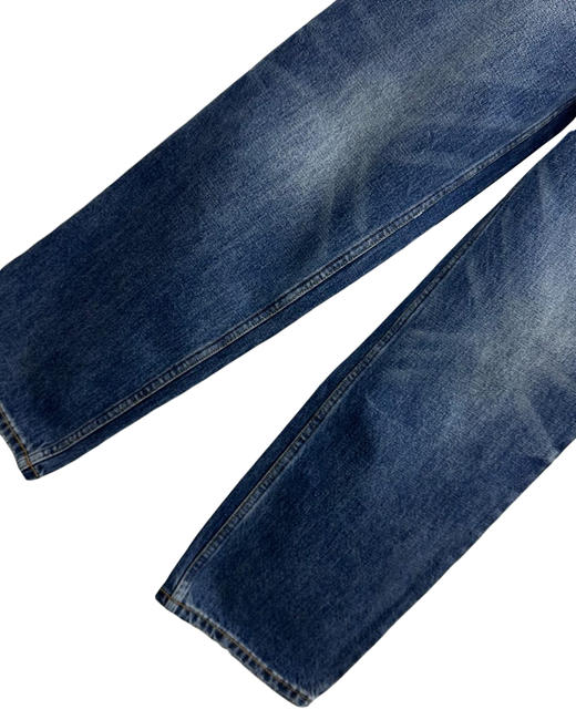 女款高腰直筒棉牛仔裤长裤la008 商品图2