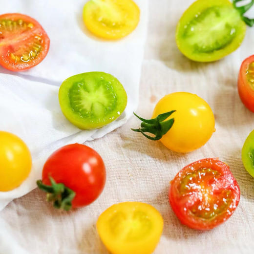 维C小战士||会爆浆的三色小番茄 绿色天然 清甜爽口 果香浓郁 新鲜现摘  商品图2