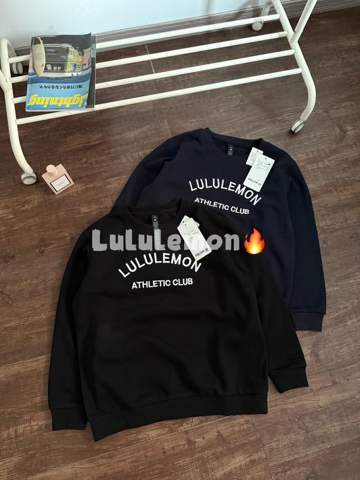 露露乐檬 Steady State 学院风男士圆领奥立绒卫衣 商品图3