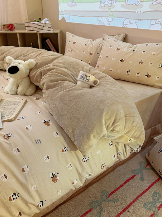 小布袋棉加绒套件小布袋四件套 商品图8