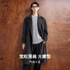 棉仓367823008-羊毛骆驼绒老钱风大翻领毛呢大衣男秋冬双面呢长款呢子外套 商品缩略图1