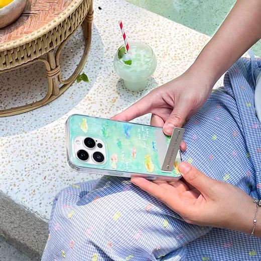 4楼Eubelle欧蓓 【艾米赵晴同款】Puui原创花港观鱼苹果手机壳 高级小众带支架 活动价：89元 商品图1