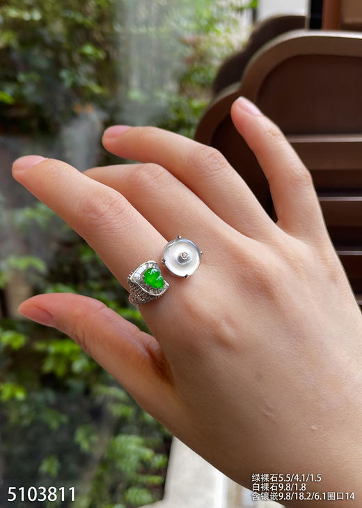 5103811，平安扣戒指。具体价格微信咨询 商品图4
