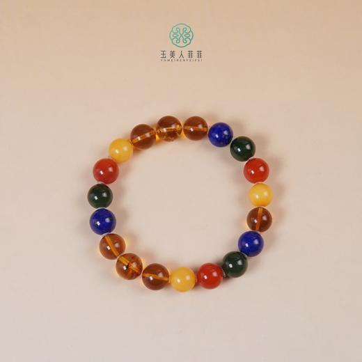 琥珀/蜜蜡”单圈圆珠多宝手串约9mm+ 商品图0