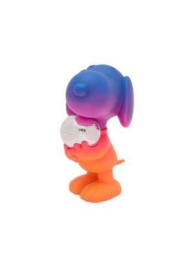 SNOOPY DISCO 雕塑 - 渐变橙色和紫色