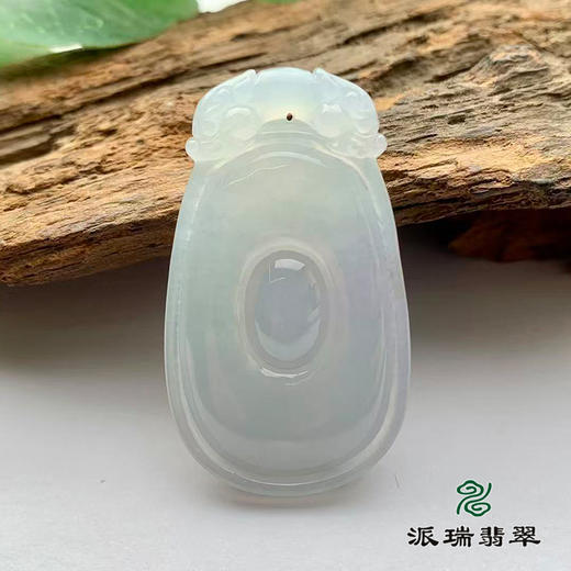派瑞翡翠 翡翠挂件 糯冰 无色 商品图1