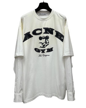 男款假两件长袖T恤ba001