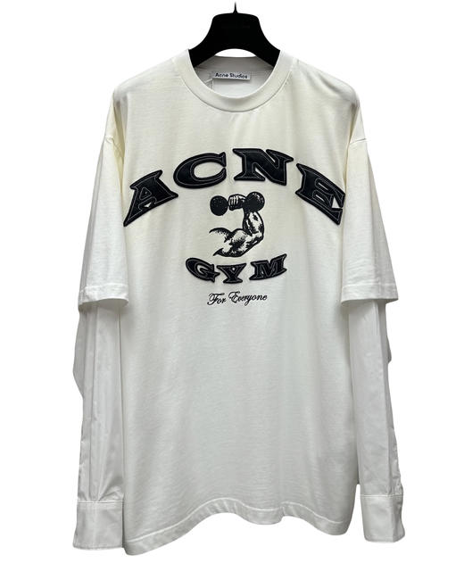 男款假两件长袖T恤ba001 商品图0