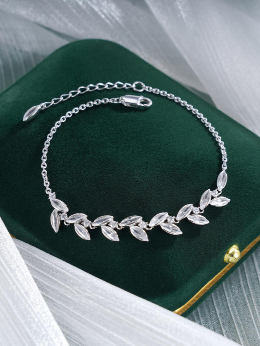 子佩集S925银【岁岁欢愉】手链【YS-0687】纯银时尚麦穗锆石手链2503 商品图0