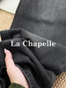 专柜实拍【遮胯显瘦小直筒】拉夏贝尔/La Chapelle复古水洗牛仔裤~松紧高腰！梨形/苹果型显瘦神裤 商品缩略图9